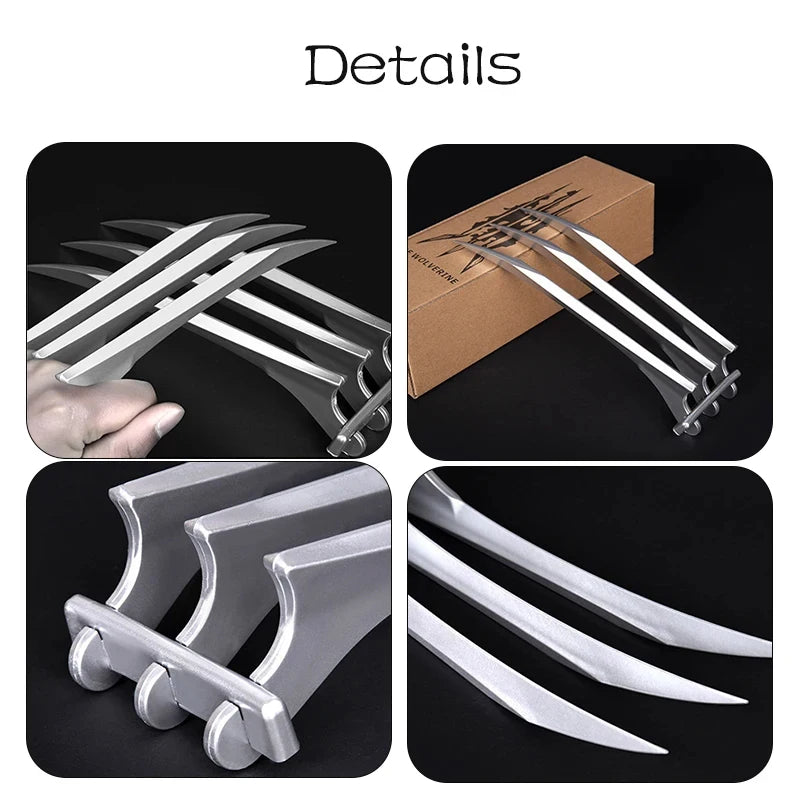 Wolverine Cosplay Necklace & Claw Props