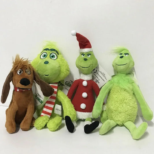Green Shaggy Monster Figurine