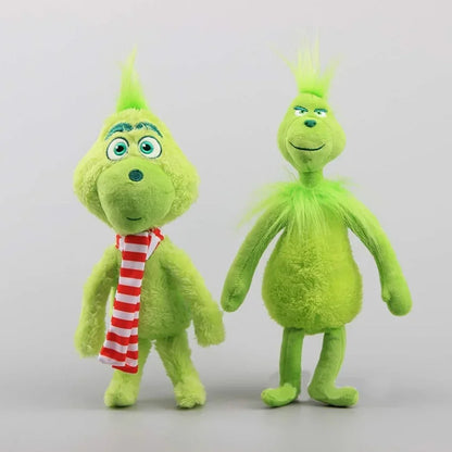 Green Shaggy Monster Figurine