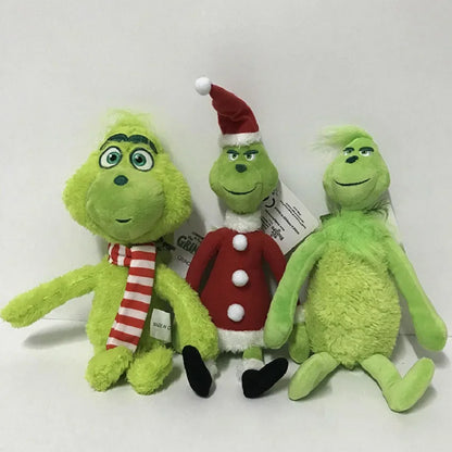 Green Shaggy Monster Figurine