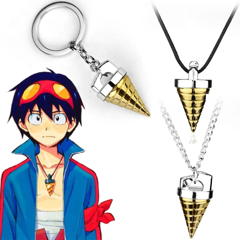 Gurren Lagann Simon Pendant Necklace